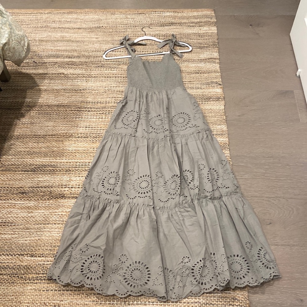 Light green Zara day dress.